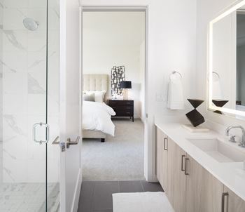 Refined kohler bathroom fixtures with chrome finishes